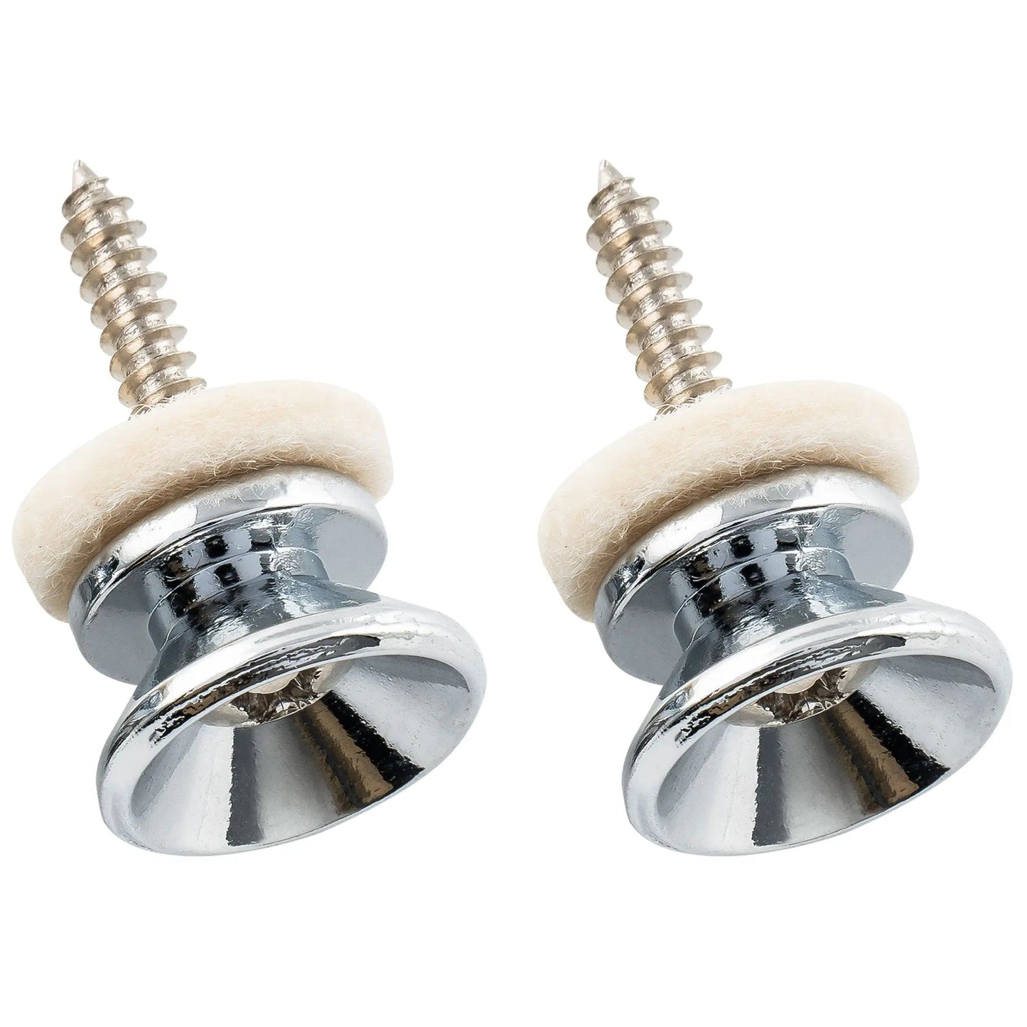 Musiclily Pro Steel Strap Button End Pins Chrome