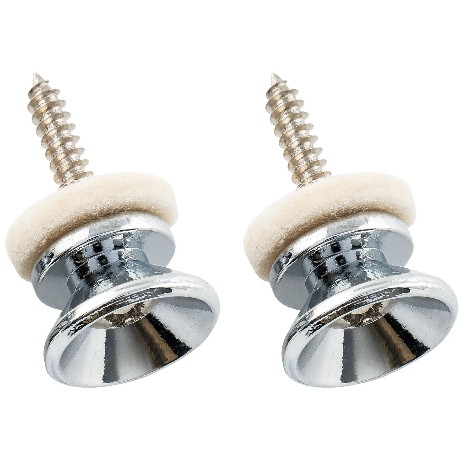 Musiclily Pro Steel Strap Button End Pins Chrome