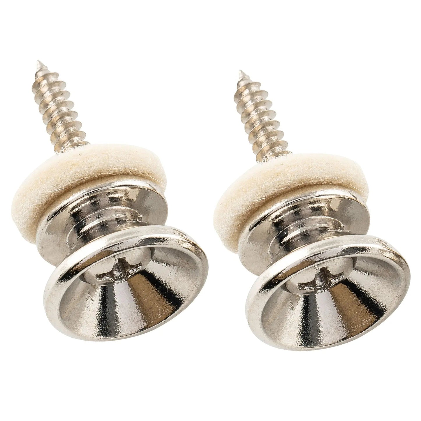Musiclily Pro Steel Strap Button End Pins Nickel