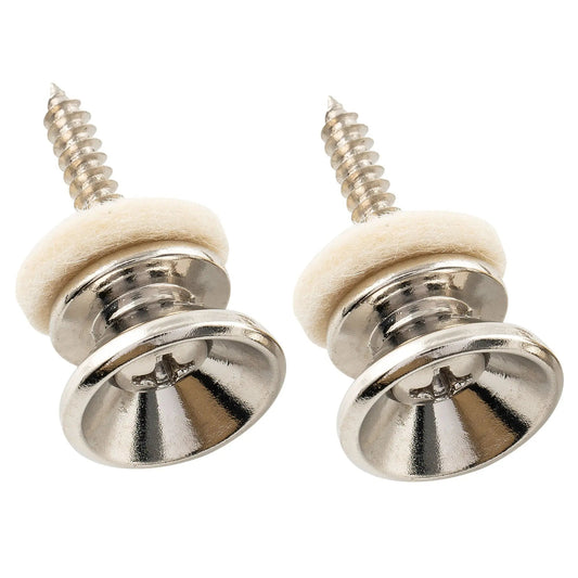 Musiclily Pro Steel Strap Button End Pins Nickel