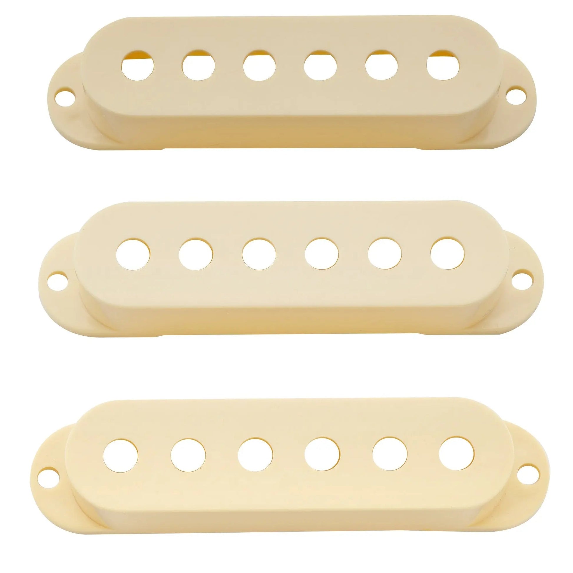 Musiclily Pro 50/50/52mm single coil pickup covers cream