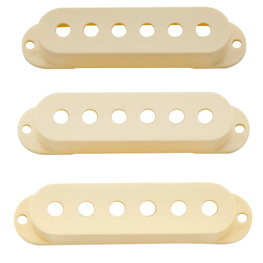 Musiclily Pro 50/50/52mm single coil pickup covers cream