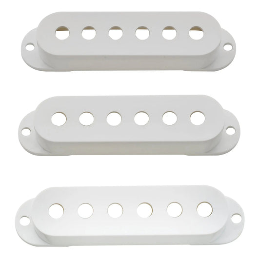 Musiclily Pro 50/50/52mm single coil pickup covers white