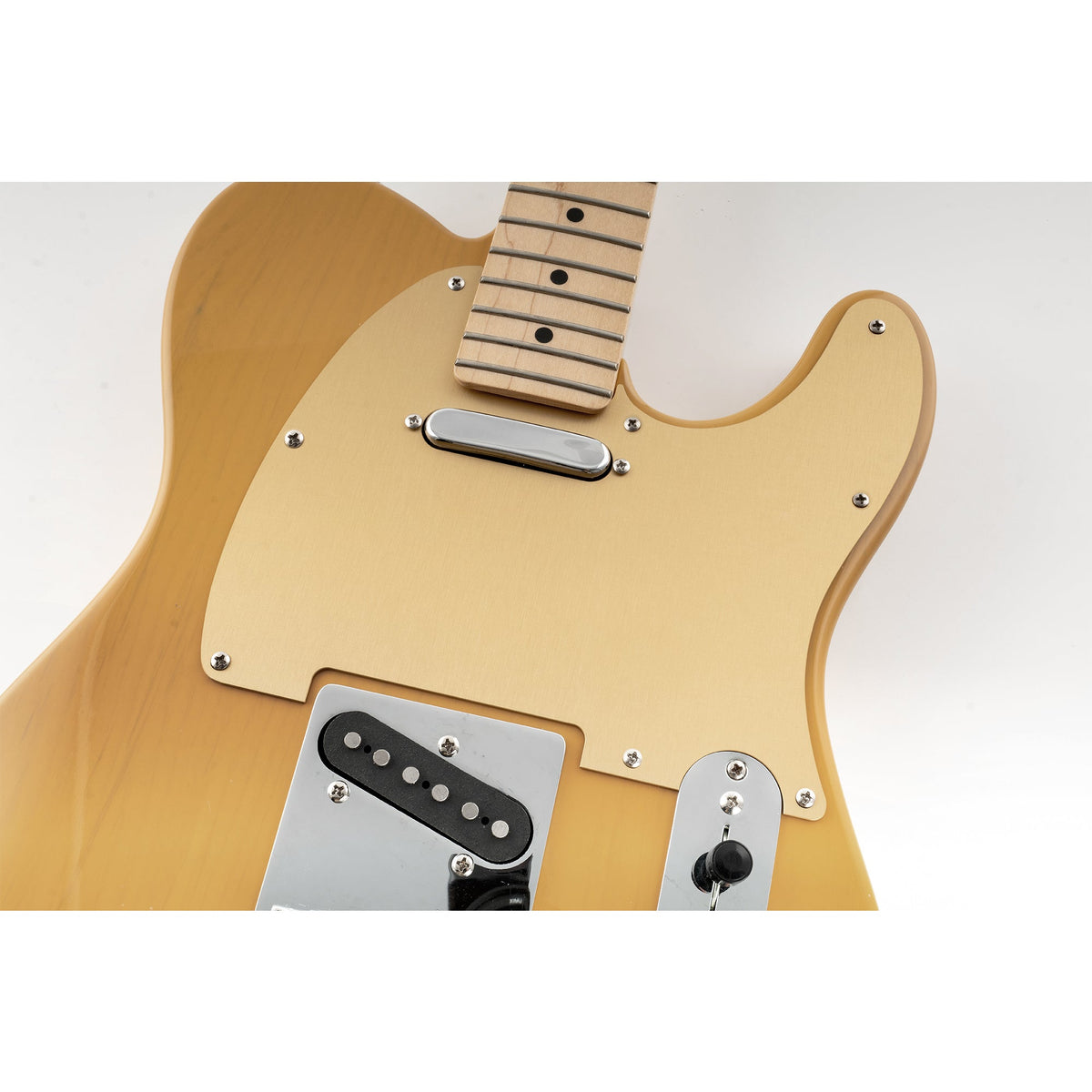 Musiclily Ultra 8 Holes Anodized Aluminum TL Guitar Pickguard for American Mexican Fender Standard Tele Style Electric Guitar