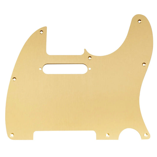 Musiclily Ultra 8 Holes Anodized Aluminum TL Guitar Pickguard for American Mexican Fender Standard Tele Style Electric Guitar