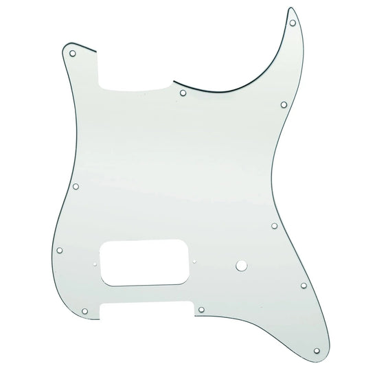 Musiclily Pro 11 holes humbucker pickguard 3ply aged white