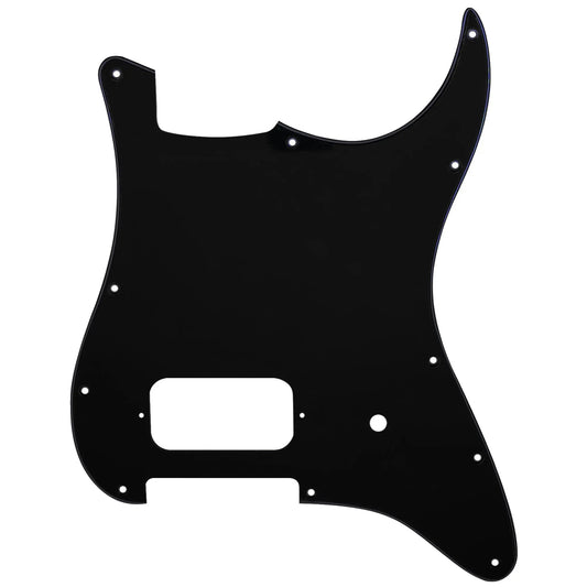 Musiclily Pro 11 holes humbucker pickguard 3ply black