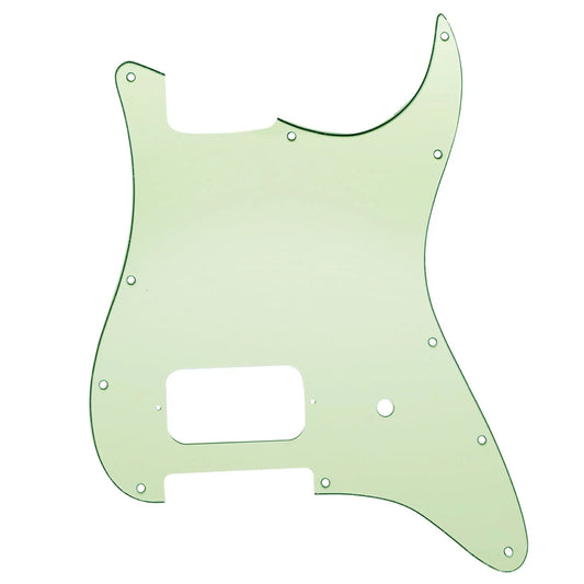 Musiclily Pro 11 holes humbucker pickguard 3ply mint green