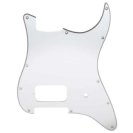 Musiclily Pro 11 holes humbucker pickguard 3ply white