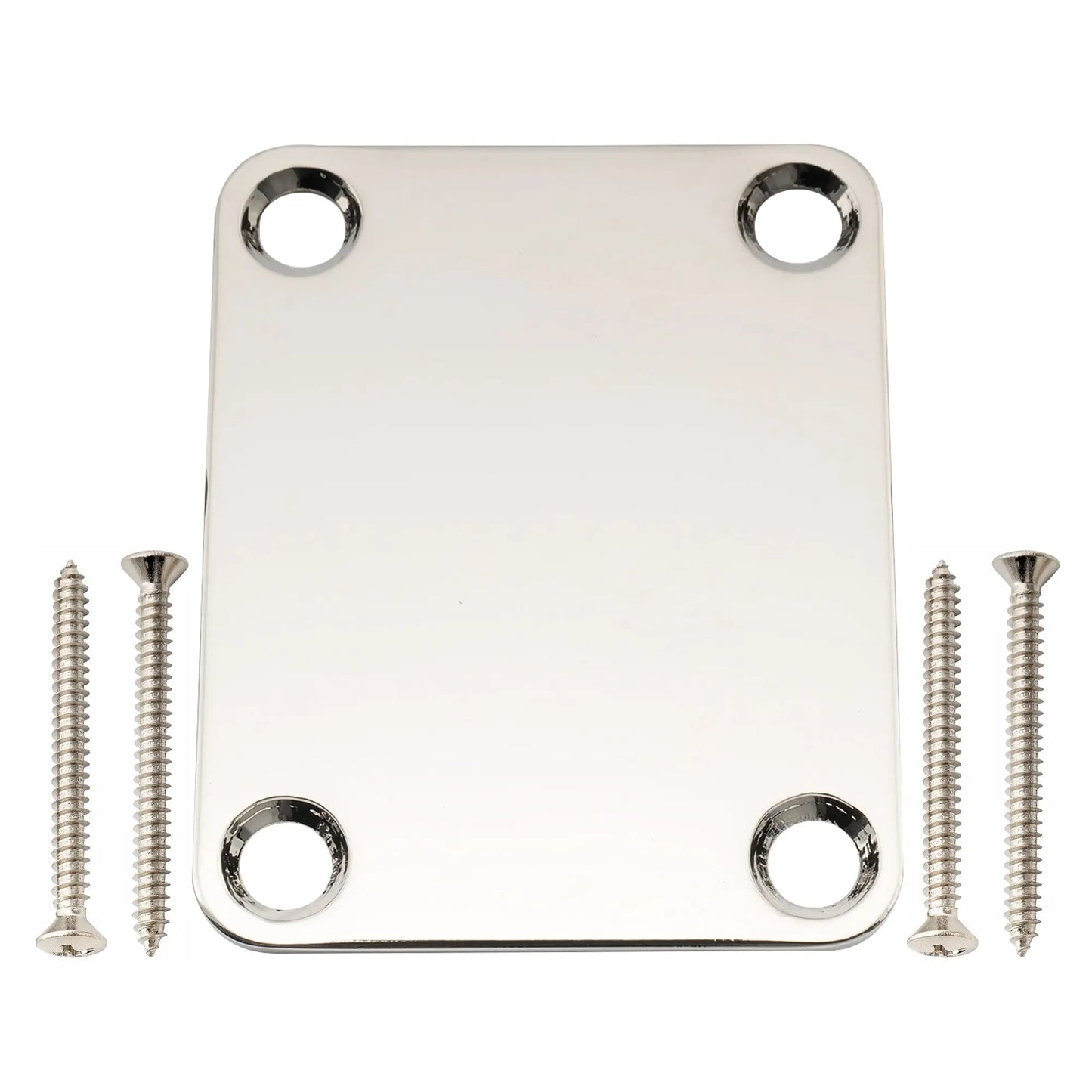 Musiclily Pro Rectangle Neck Plate Nickel