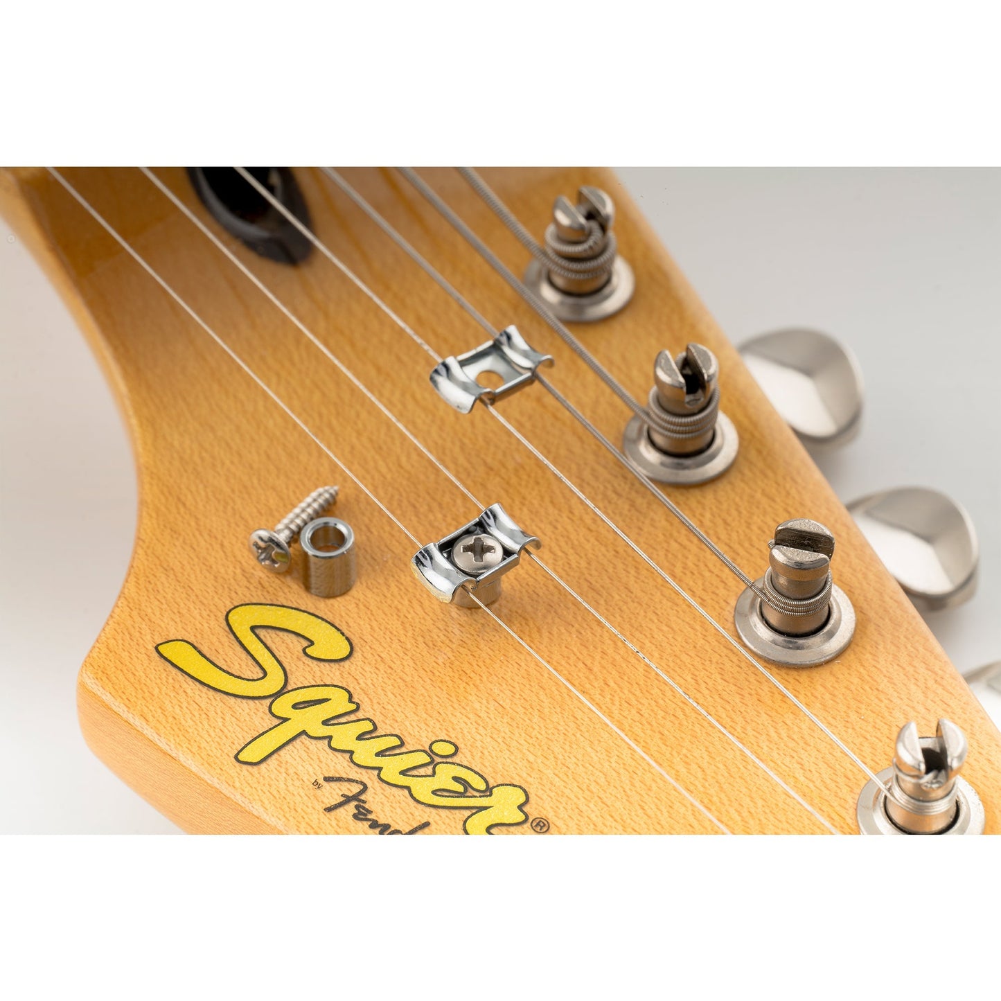 String retainer chrome - installed on guitar