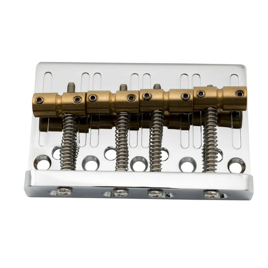 BB006 Hardtail Bass Bridge 57mm Brass Saddles Chrome