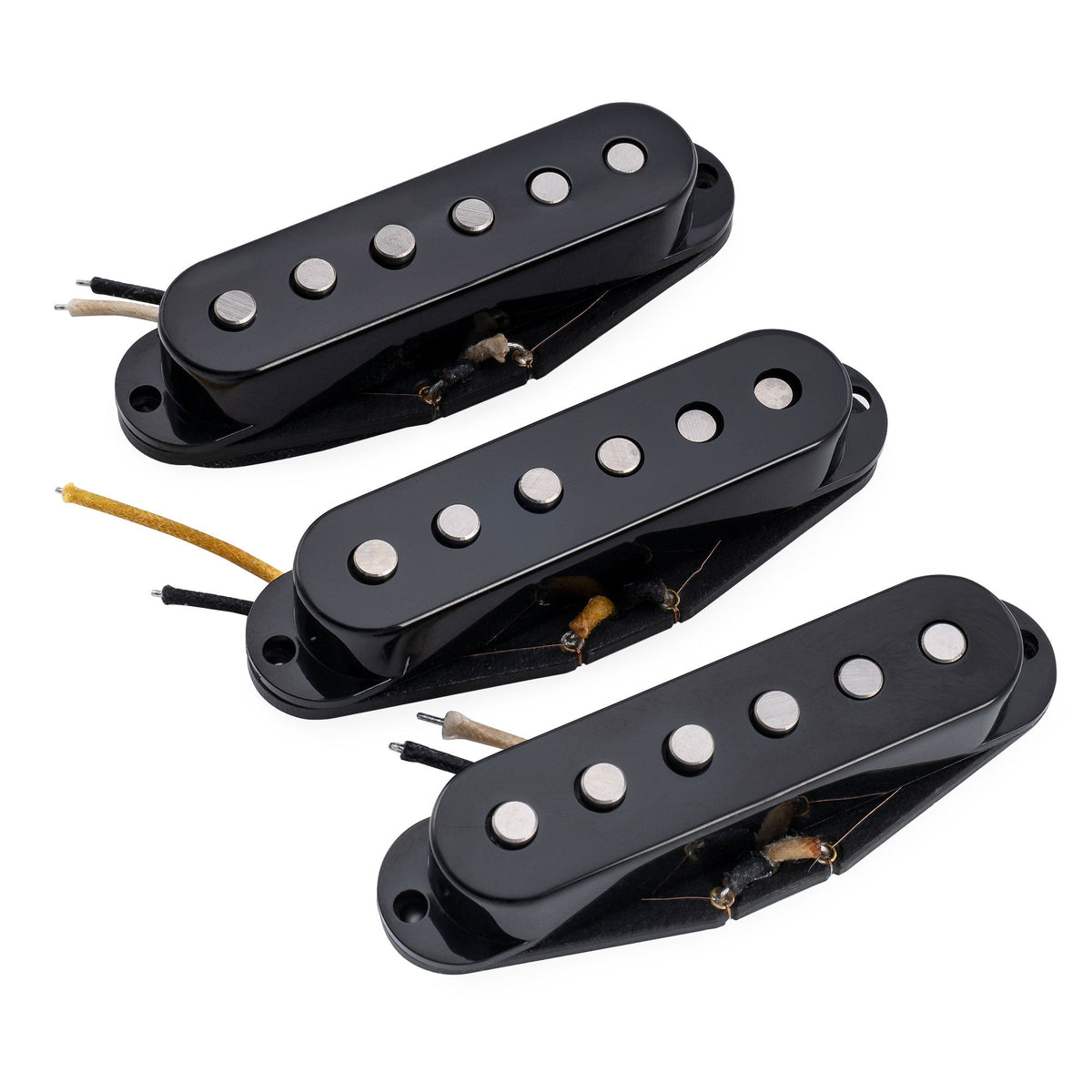 The Revival Pickups RPS1 Vintage Classic Alnico 5/Alnico 3 Single Coil Neck Middle Bridge Pickups Set for Strat Style Electric Guitar