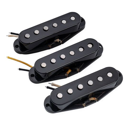 The Revival Pickups RPS1 Vintage Classic Alnico 5/Alnico 3 Single Coil Neck Middle Bridge Pickups Set for Strat Style Electric Guitar