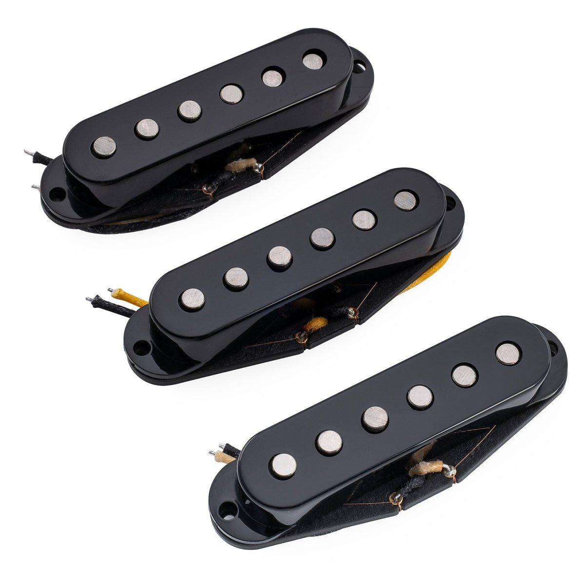 The Revival Pickups RPS4 Pride & Joy SRV sada vintage single-coil snímačov Alnico 5/Alnico 2 (krk, stred, kobylka) pre gitary Strat