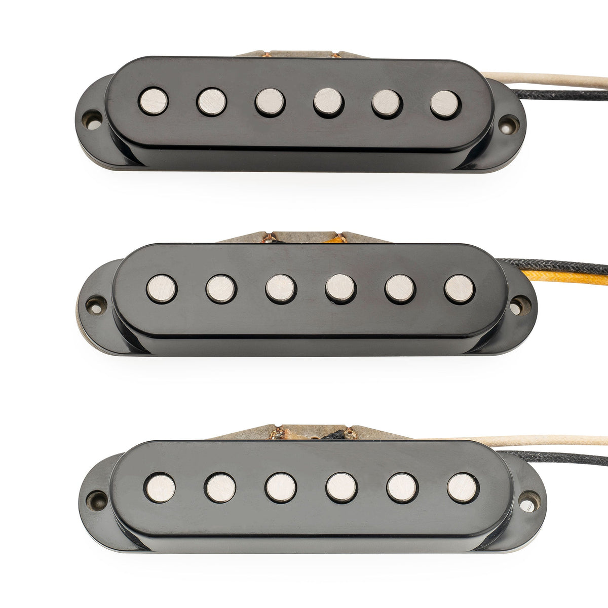 The Revival Pickups RPS6 Jimi Hendrix Vintage Style Alnico 5 Single Coil Neck Middle Bridge Pickups Set for Strat Style Electric Guitar
