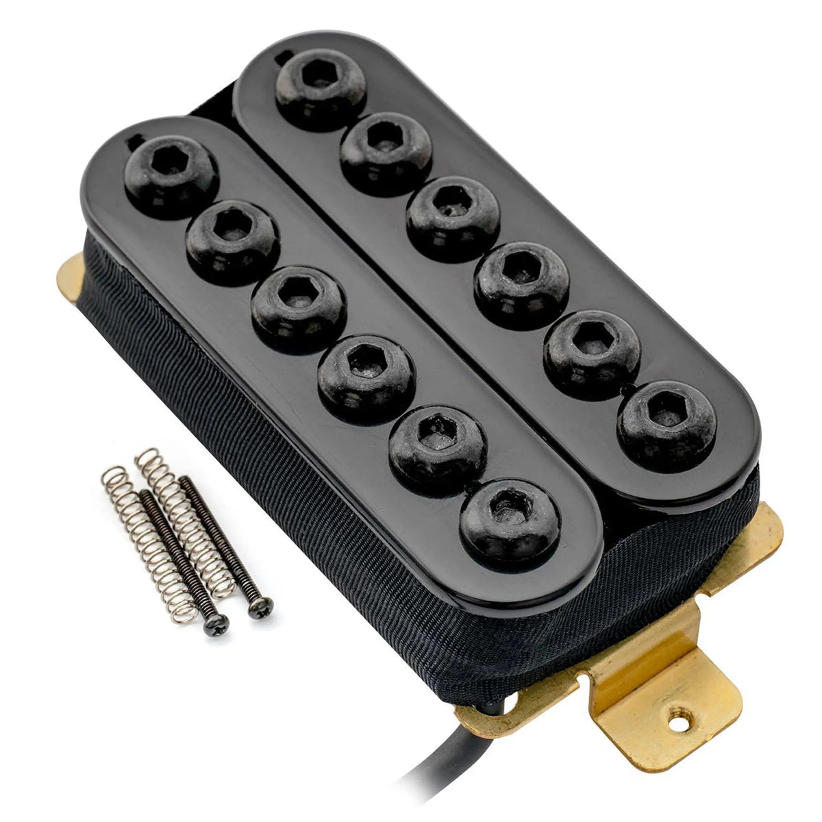 Artec HIVB Invader Style Uncovered Adjustable Hexagonal Poles Ceramic Humbucker Electric Guitar Bridge Pickup 16.8K