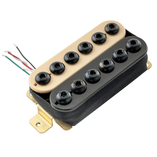 HIVB Invader Style Ceramic Humbucker Bridge 16.8K Zebra