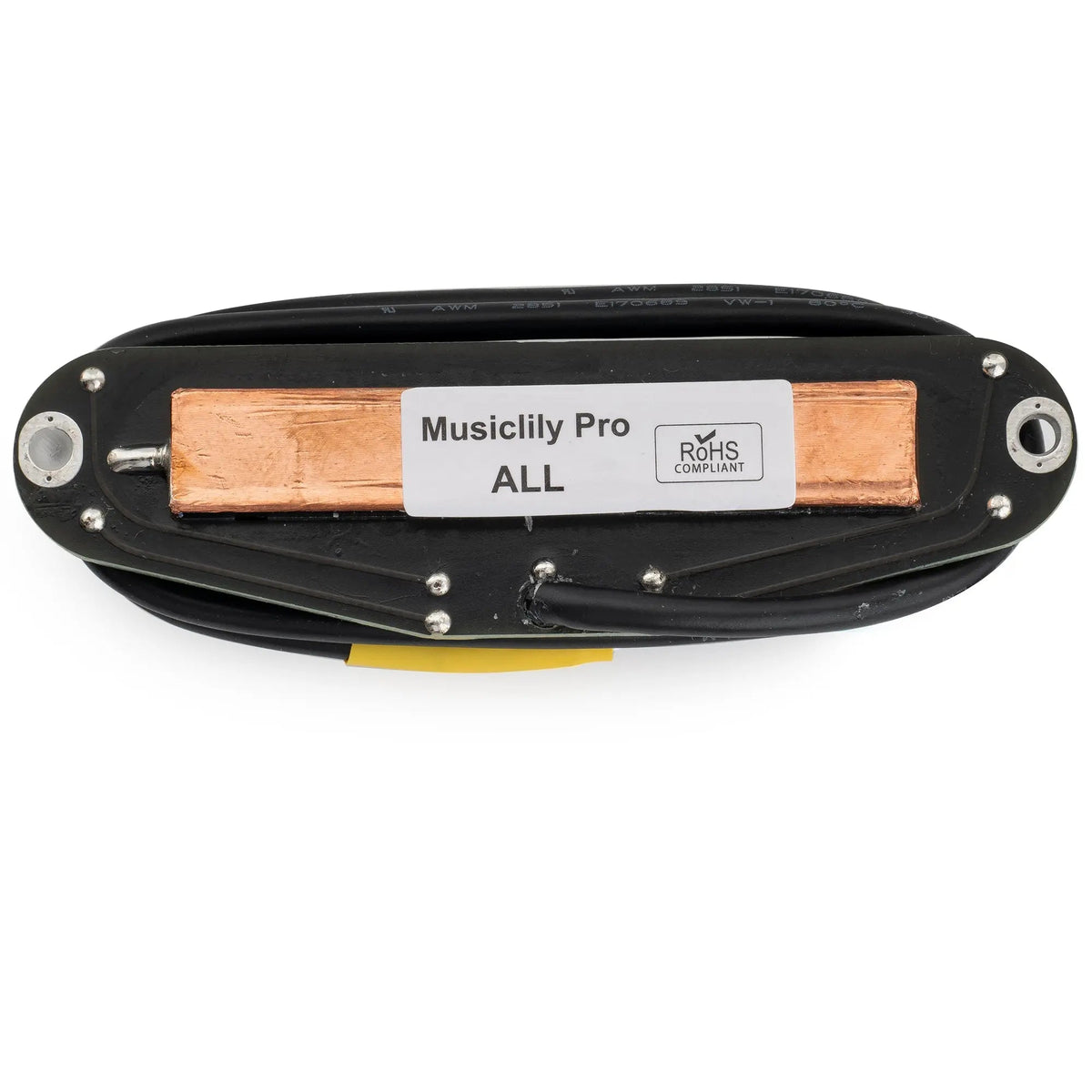 Musiclily Pro ST-DPHC Ceramic Rail Blade Single Coil Sized Humbucker Pickup 13.6K Super Distortion for Strat Style Electric Guitar