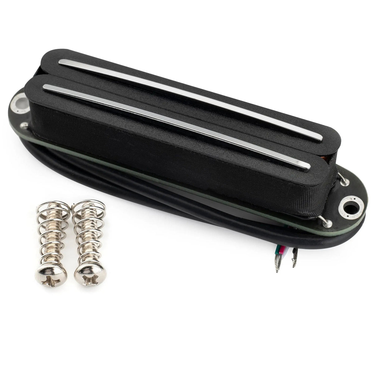 Musiclily Pro ST-DPHC Ceramic Rail Blade Single Coil Sized Humbucker Pickup 13.6K Super Distortion for Strat Style Electric Guitar