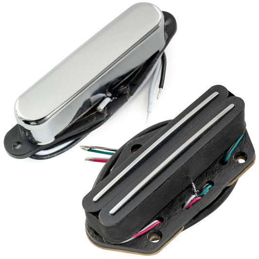TL-DPHA Tele Pickup Set Alnico 5 Single Coil + Rail Humbucker