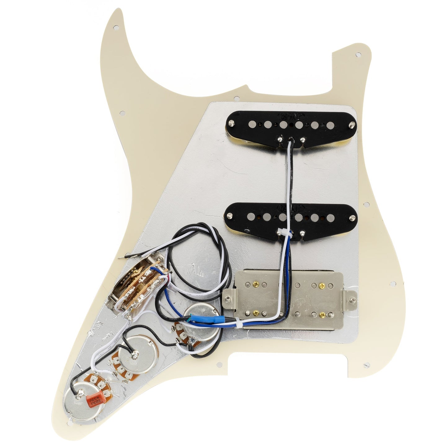 Pre-wired Pickguard - pickup detail