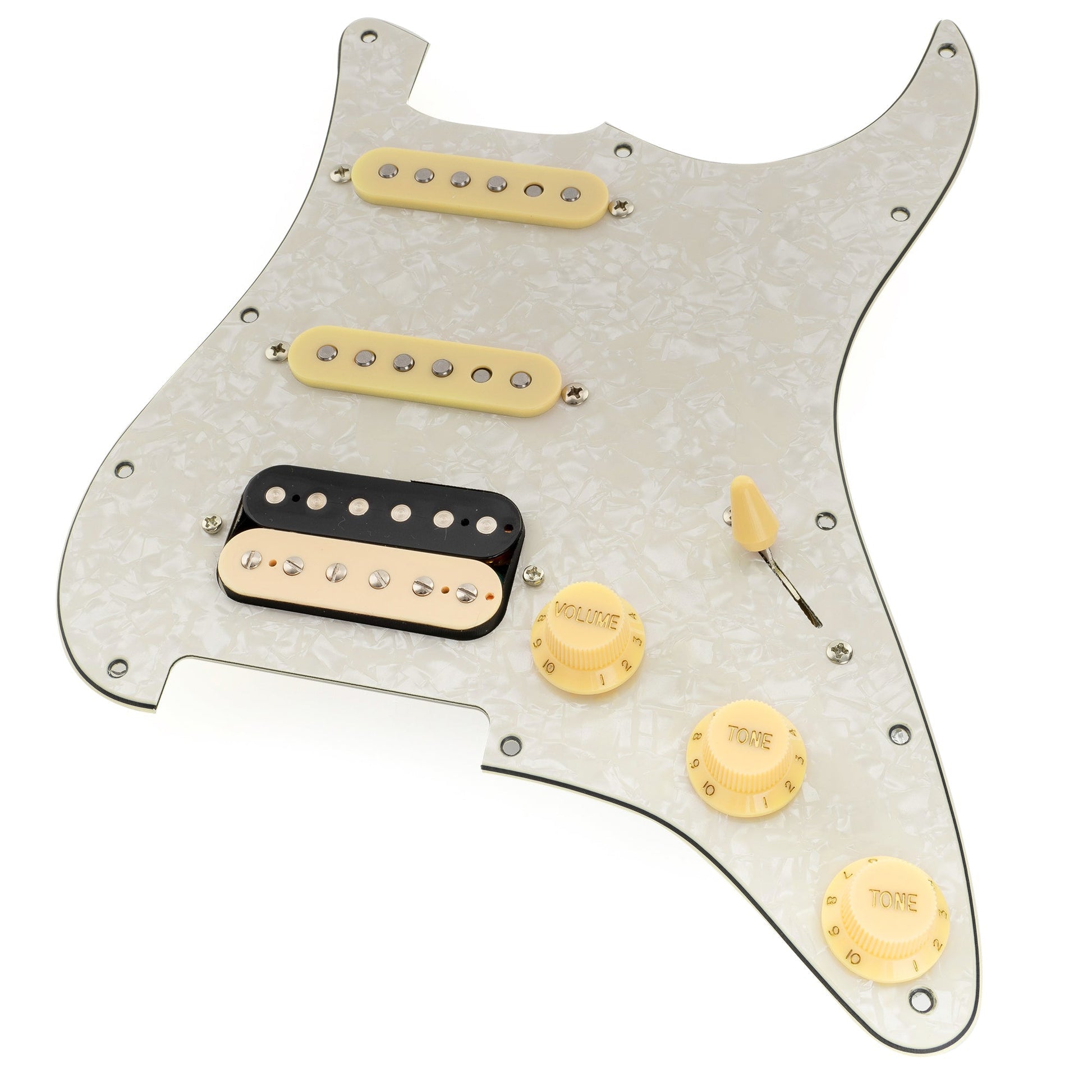 Pre-wired Pickguard - wiring detail