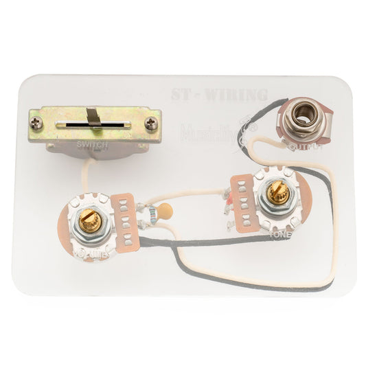 Pre-wired Import Strat HH Wiring Harness 3-Way 1A1B
