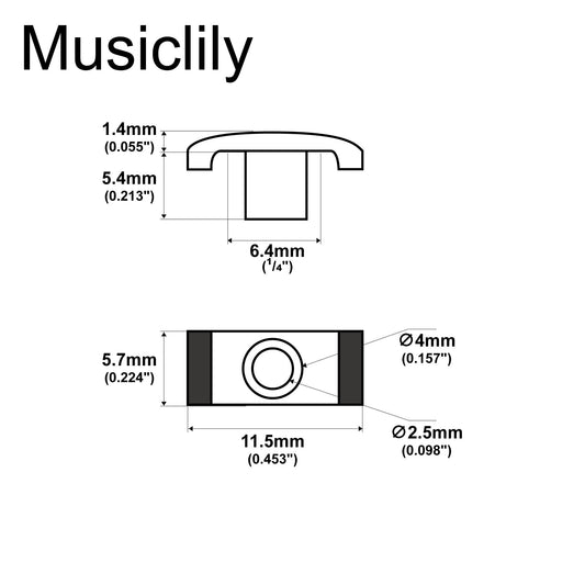 String guides size dimensions