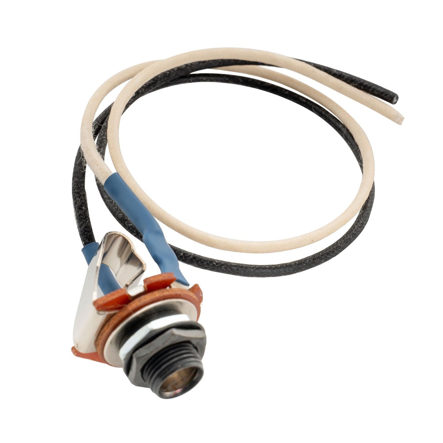 MX3625BK Pre-wired Mono Jack Black
