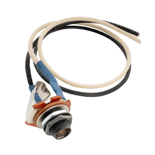 MX3625BK Pre-wired Mono Jack Black