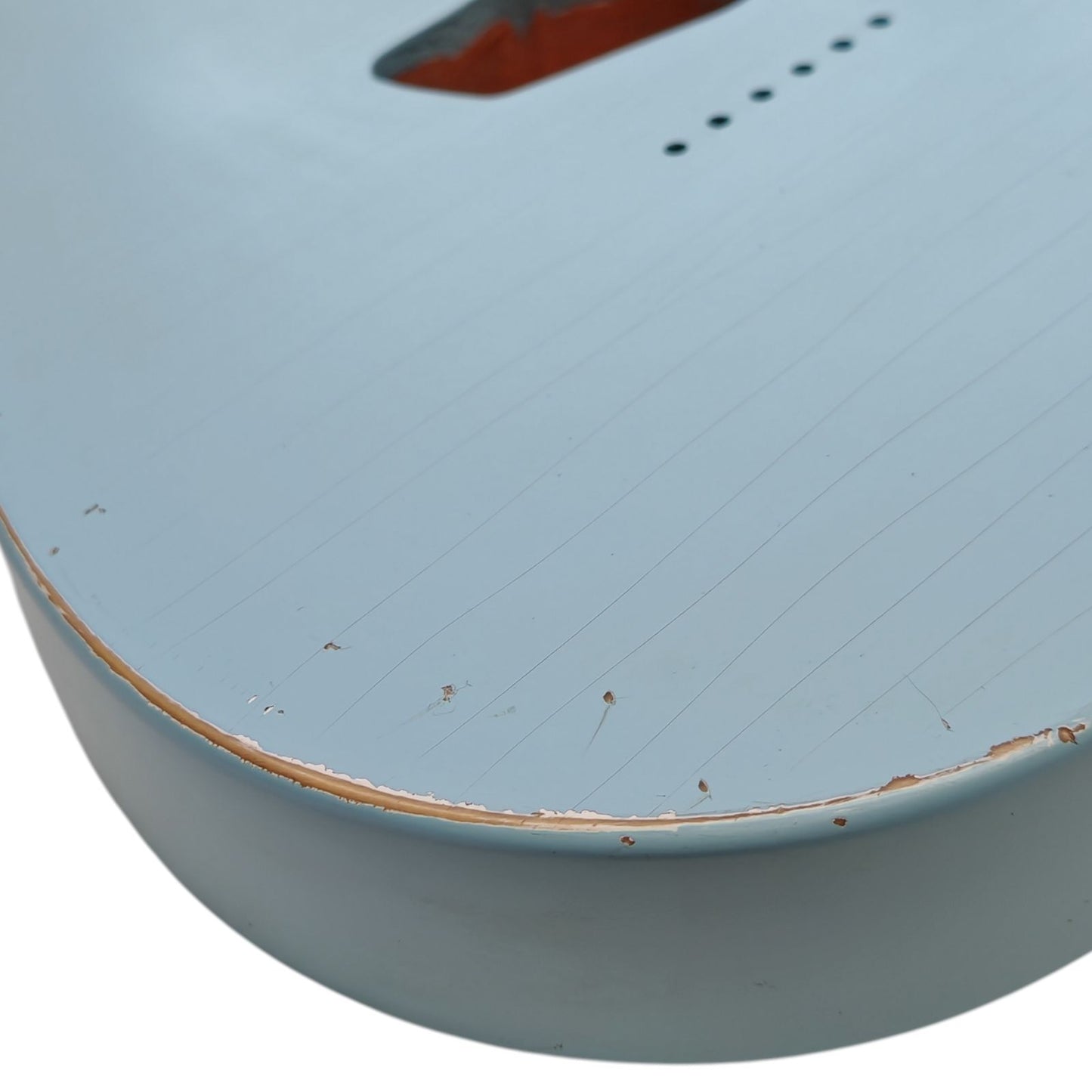 Relic T-Style Daphne blue alder guitar body