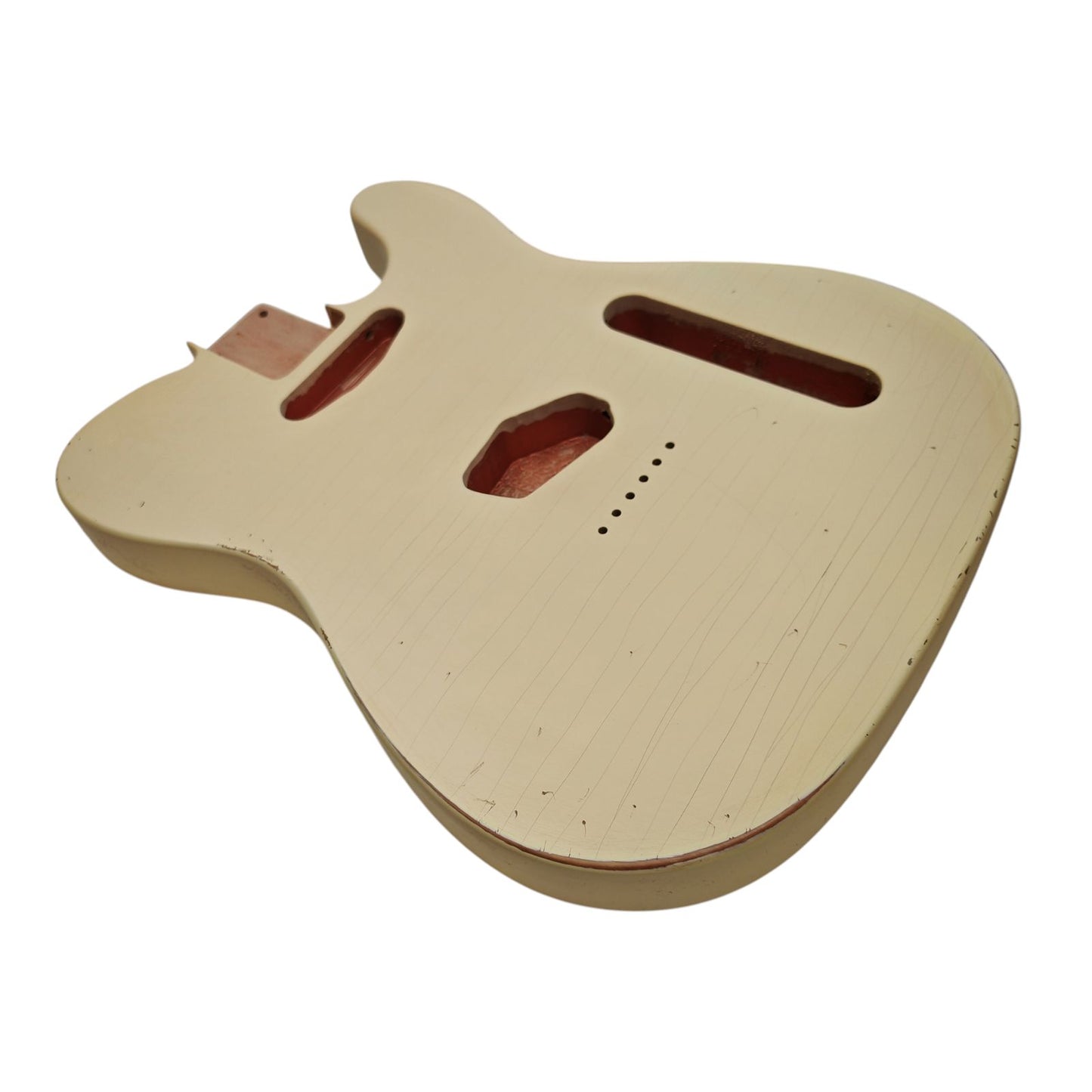 Relic T-Style vintage white alder guitar body