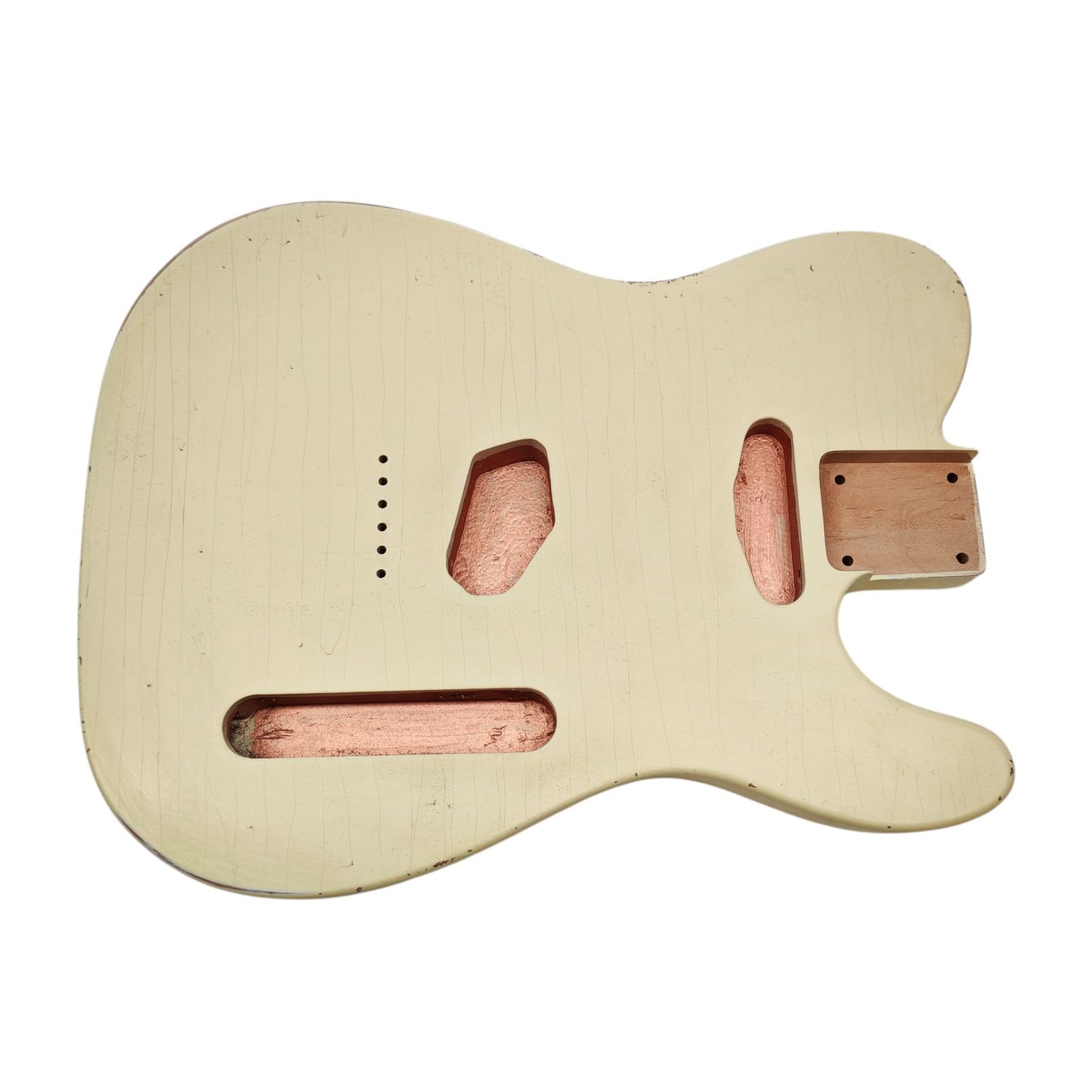 Relic T-Style vintage white alder guitar body