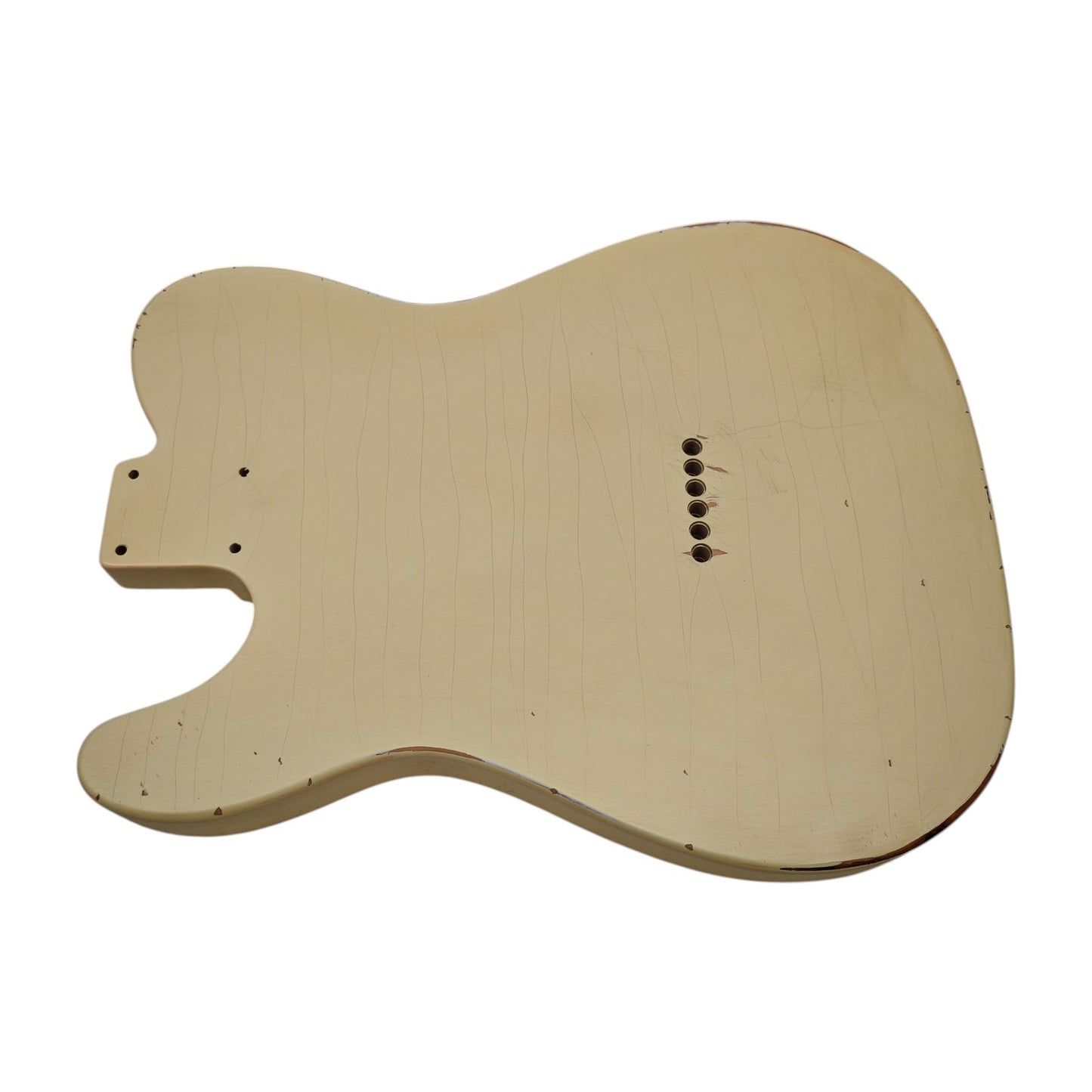 Relic T-Style vintage white alder guitar body