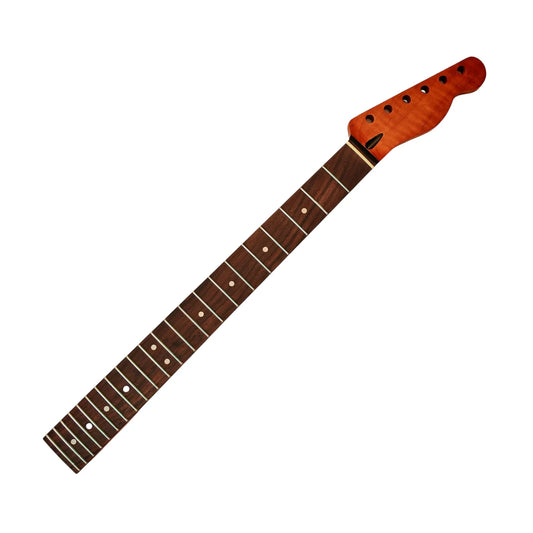 Tele neck Roasted flame maple with rosewood fretboard (Satin)