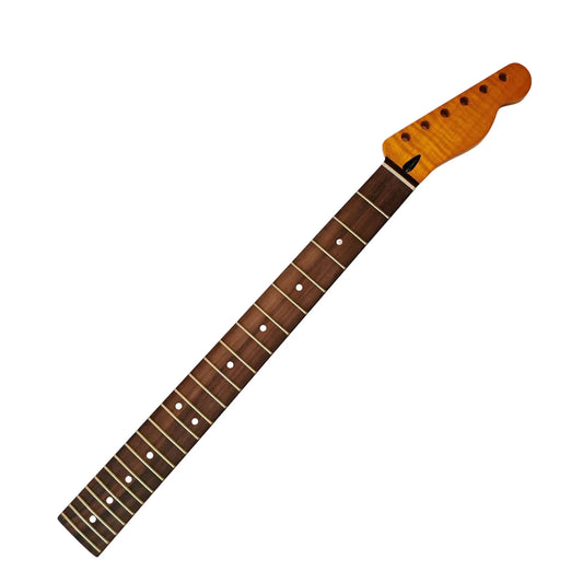 Tele neck Flame maple with rosewood fretboard (Gloss)