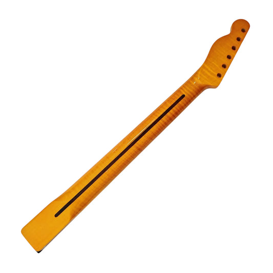Tele neck Flame maple with rosewood fretboard (Gloss)