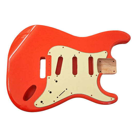 Fiesta Red Nitro Stratocaster Body