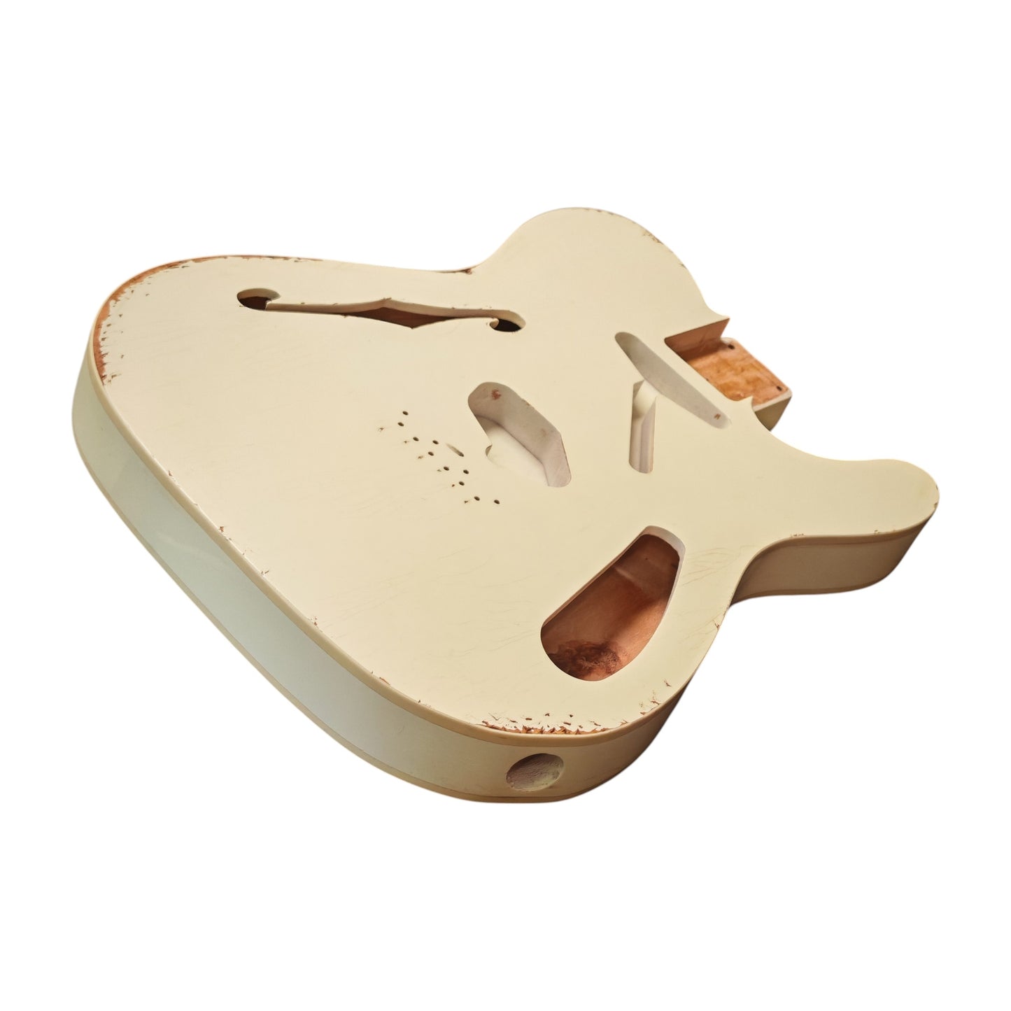 Relic Vintage White Nitro T-Style Thinline body