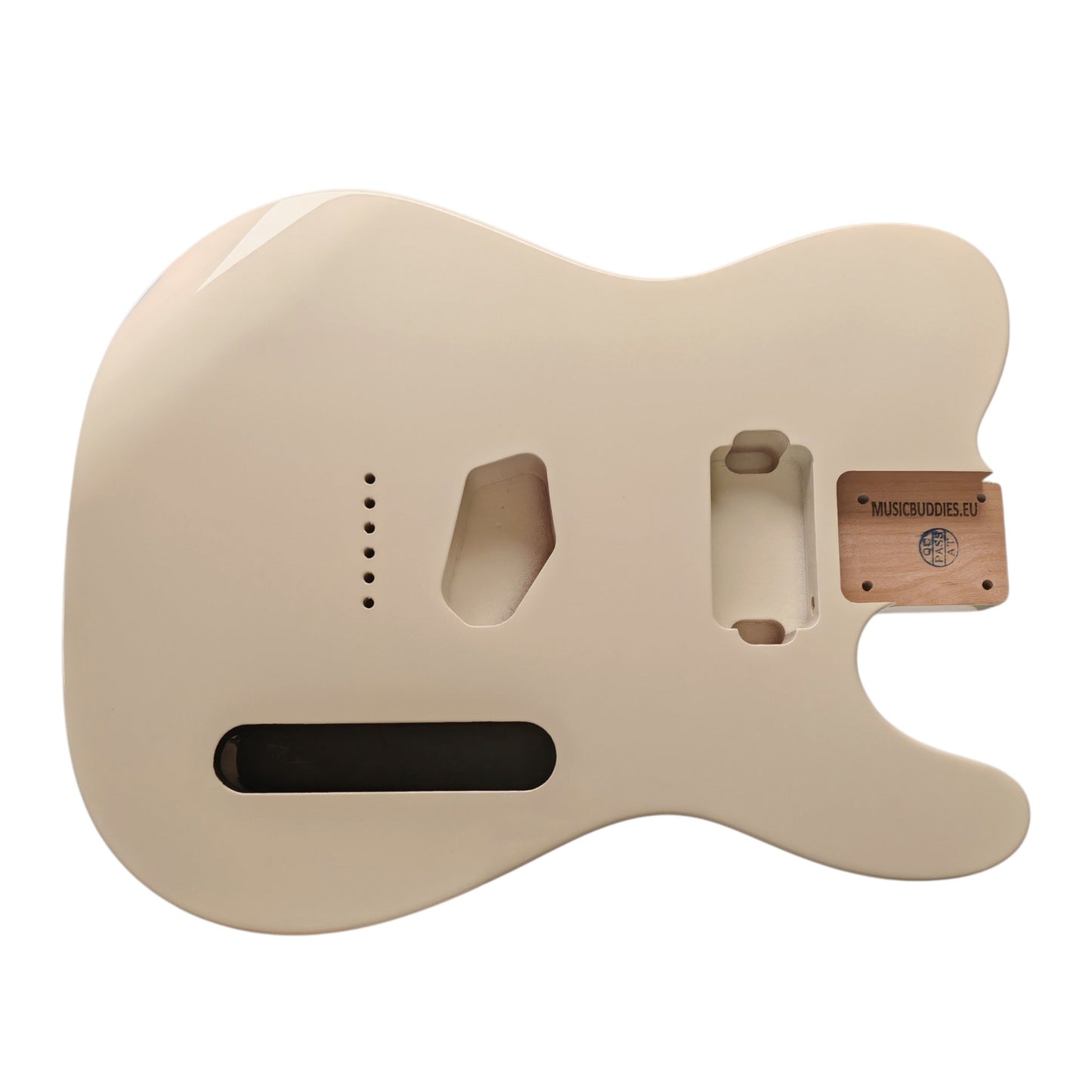 Vintage White Poly T-Style body Modern - HS