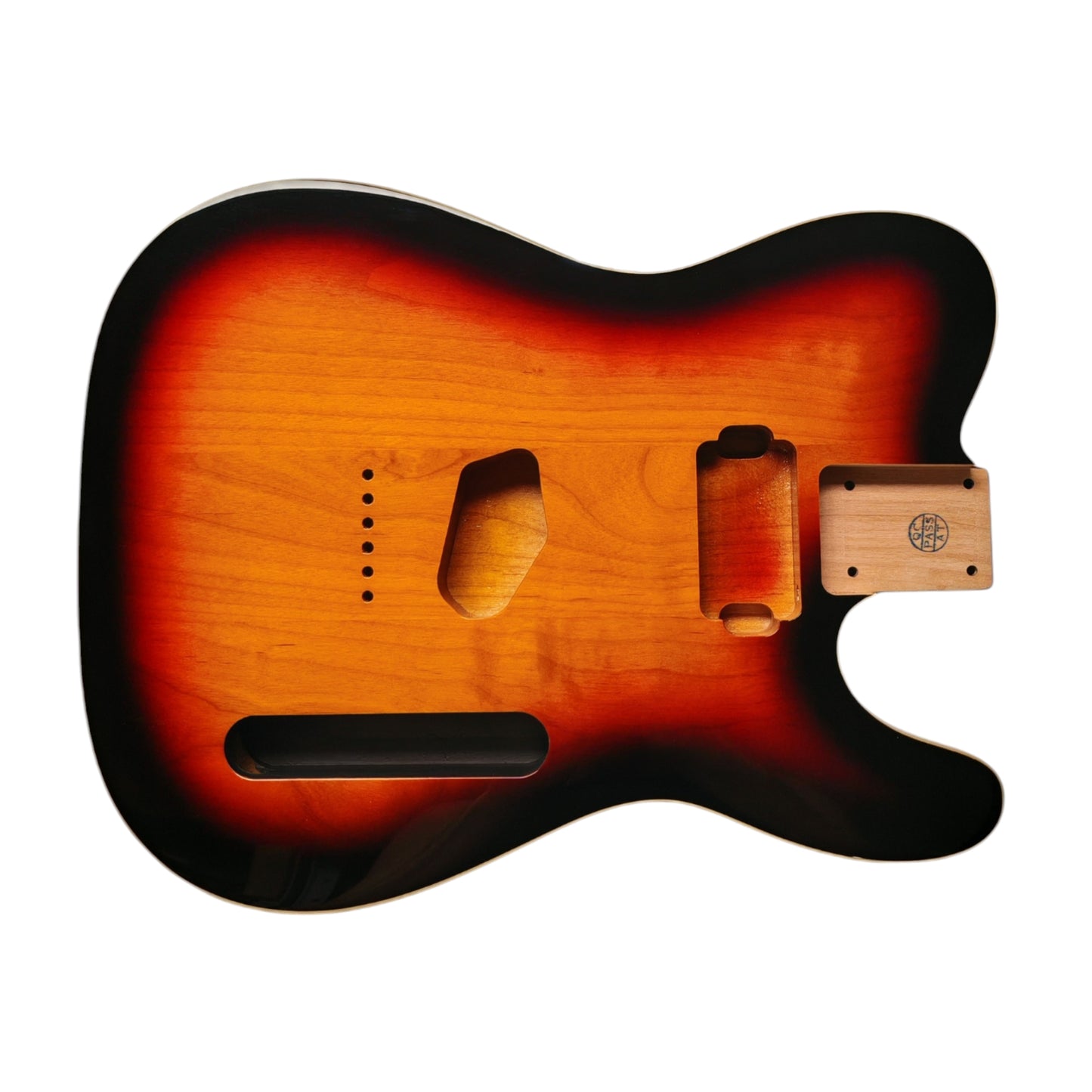 Sunburst (three tone) T-Style body - Double cream binding HS