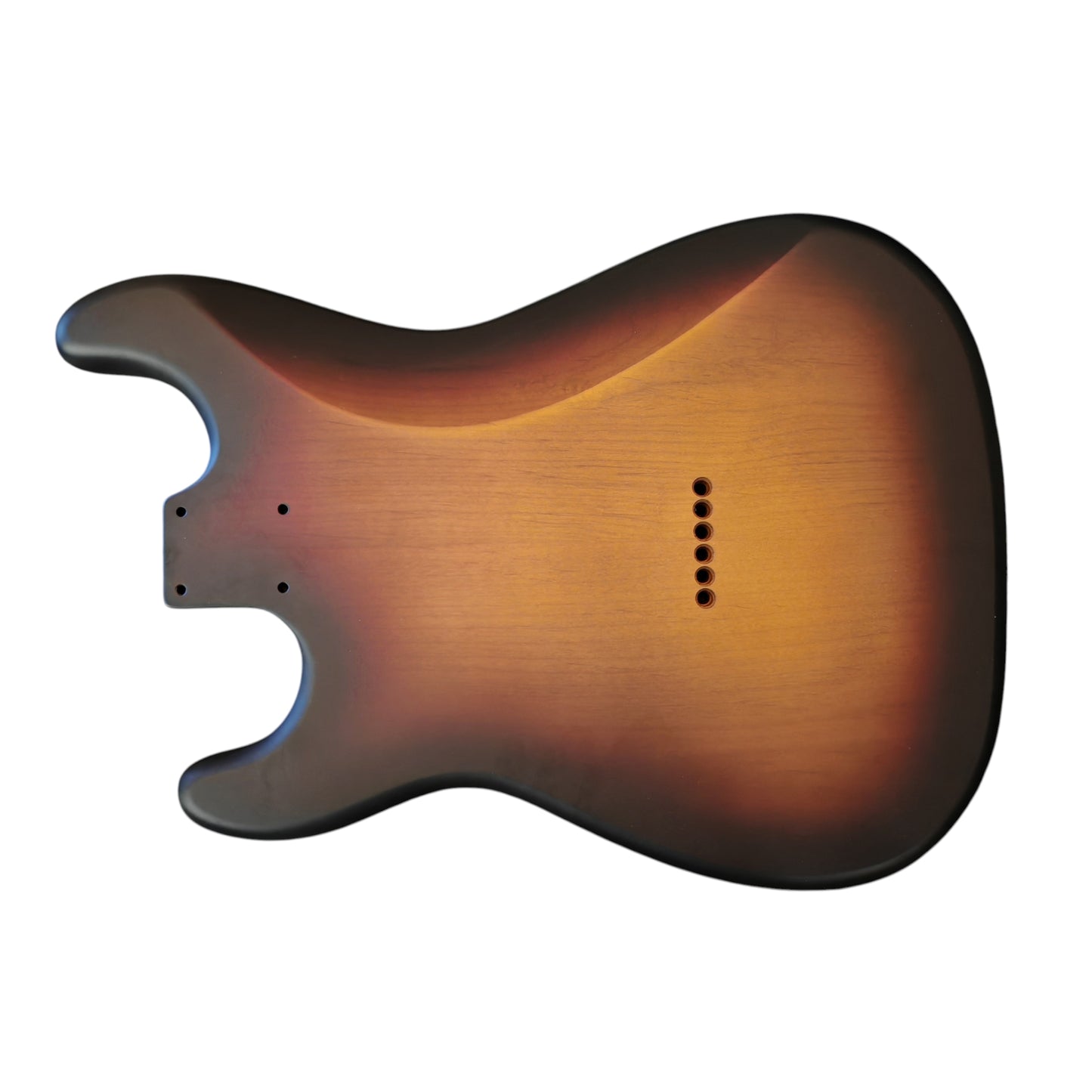 Sunburst (Three tone) Satin Nitro S-Style body Hardtail - HSH