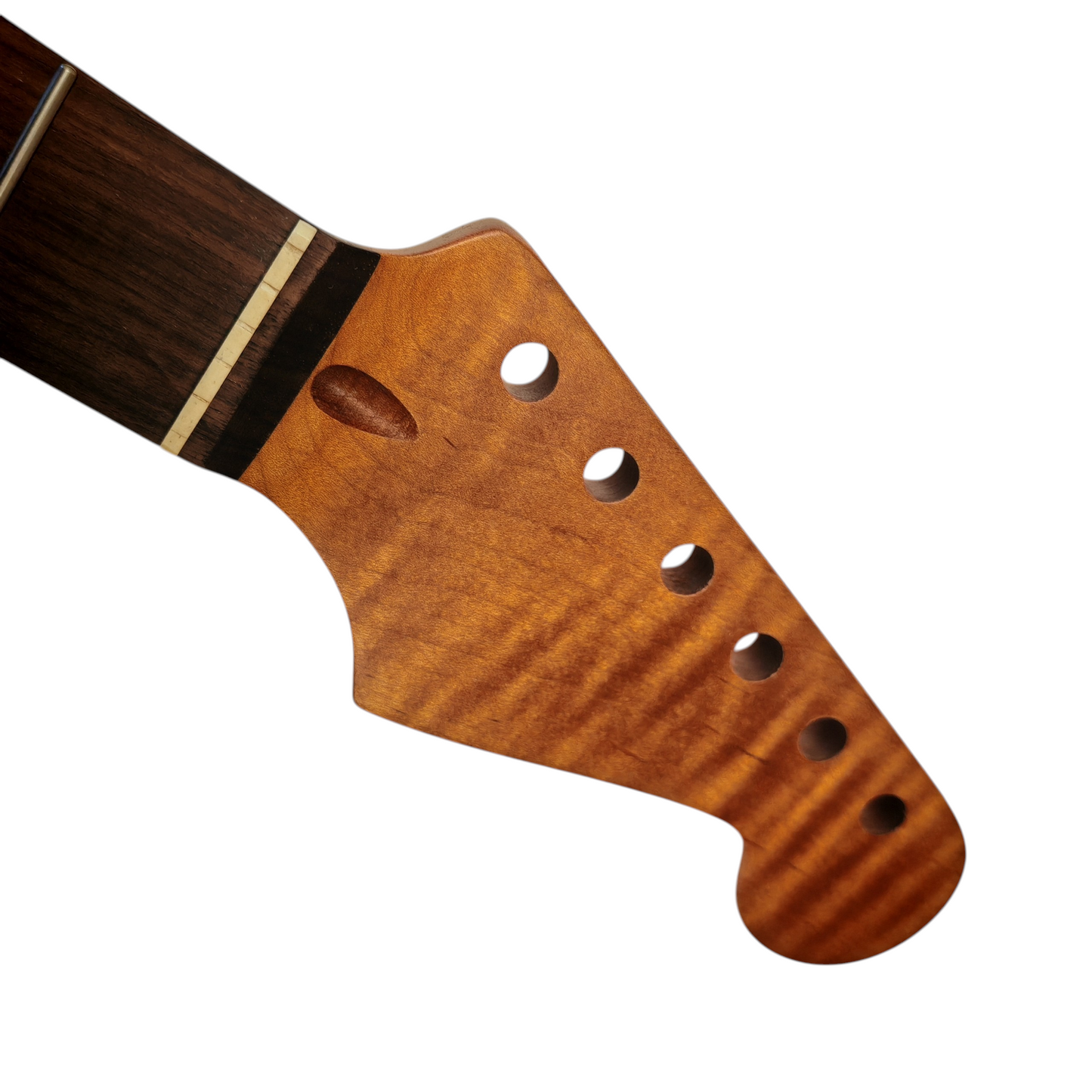 S-Style neck Roasted maple with rosewood fretboard (Nitro Satin) - High flame and round end frets