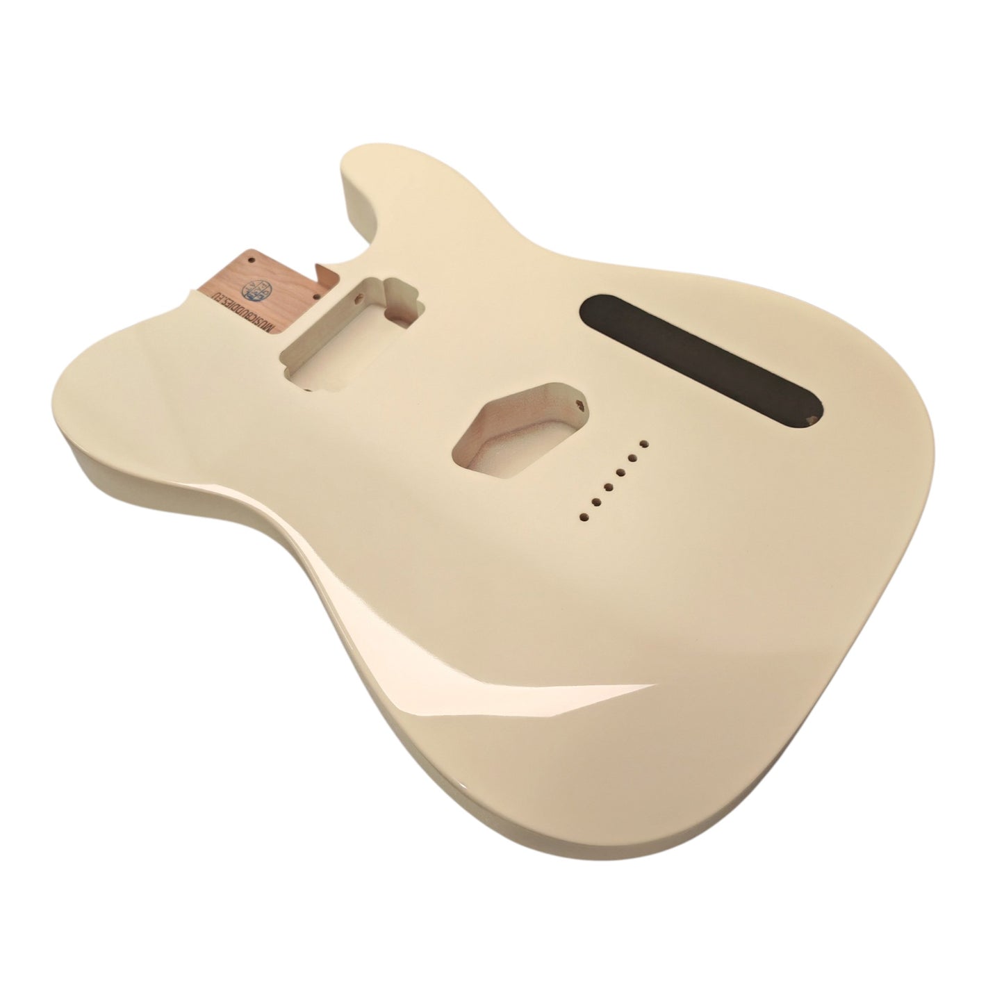 Vintage White Poly T-Style body Modern - HS