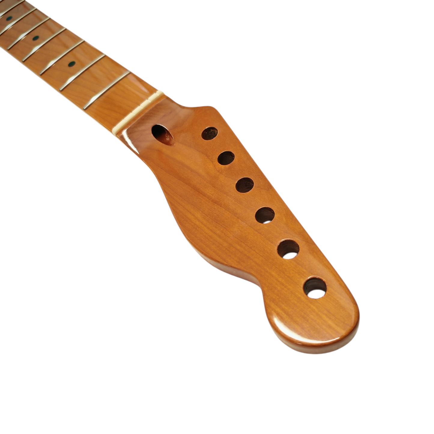 T-Style neck Roasted maple with maple fretboard (Gloss) - round end frets