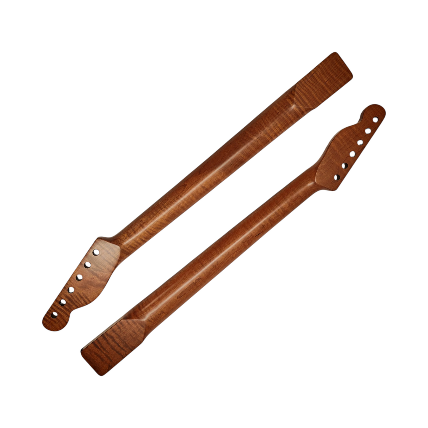 T-Style neck Roasted maple with rosewood fretboard (Nitro Satin) - flame and round end frets
