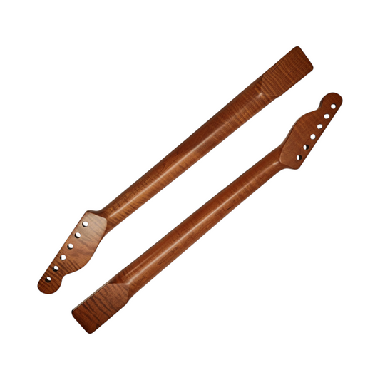 T-Style neck Roasted maple with rosewood fretboard (Nitro Satin) - flame and round end frets