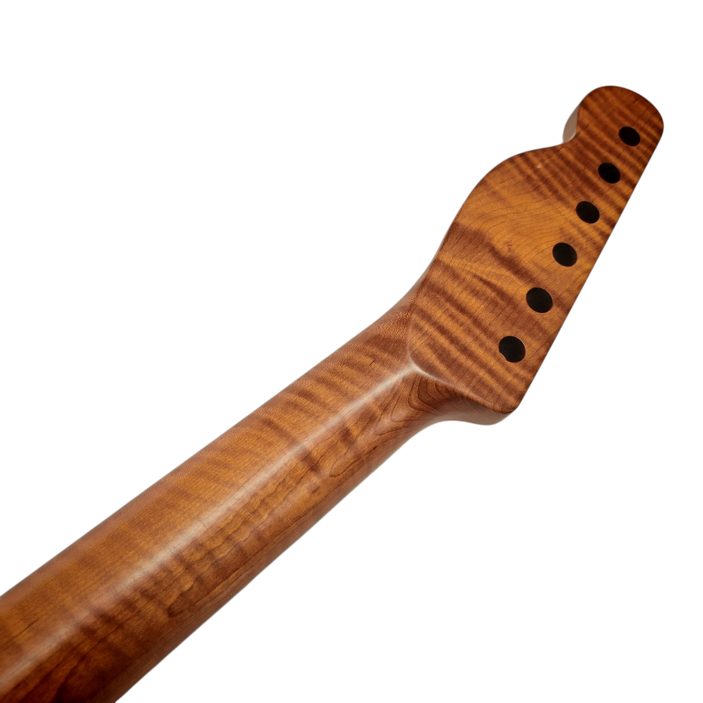 T-Style neck Roasted maple with rosewood fretboard (Nitro Satin) - flame and round end frets