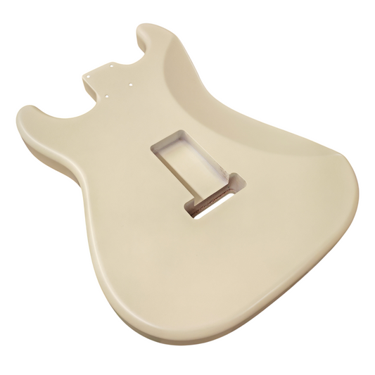 Vintage White Satin Nitro S-Style body